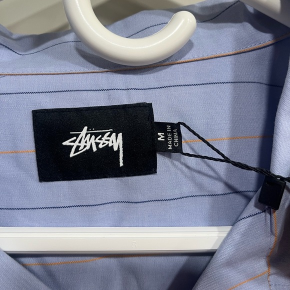 Stüssy Light Blue Striped Shirt - Picture 3 of 5